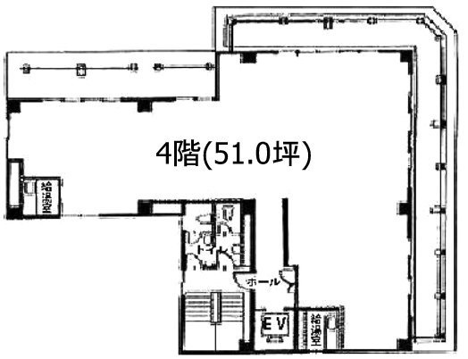 光ビル4F 間取り図