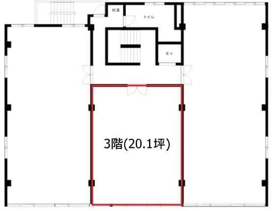 鏑木(カブラギ)ビル3F 間取り図