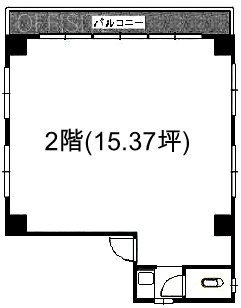 幸ビル2F 間取り図