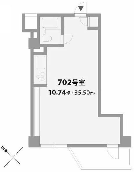 青山ハイツ702 間取り図