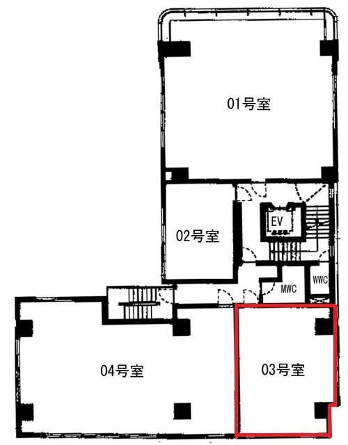 サンポウ綜合ビル603 間取り図