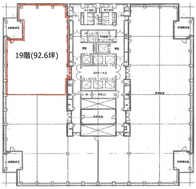 ニューオータニガーデンコート19F 間取り図