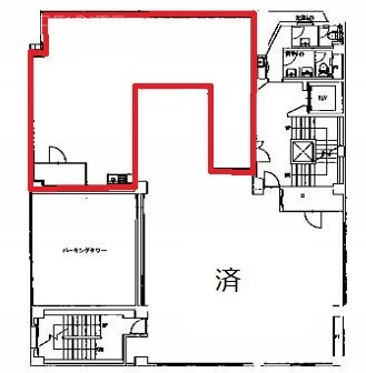 エイトビル6F 間取り図