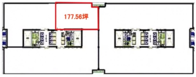 芝パークビルA館 間取り図