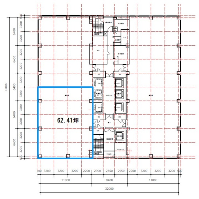 TOC大崎(大崎ニューシティ1号館)ビルB-2 間取り図