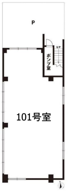 蔵王ビル101 間取り図