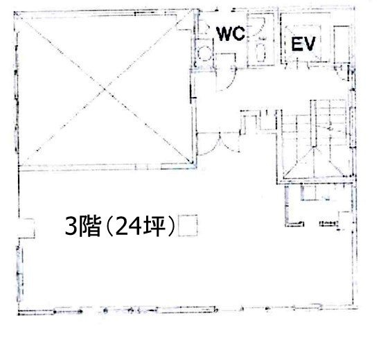 王将ビル3F 間取り図
