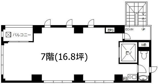 UF東上野ビル7F 間取り図