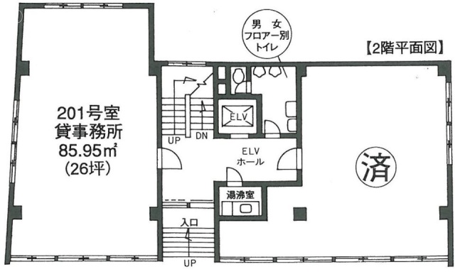 日本橋吉泉ビル201 間取り図