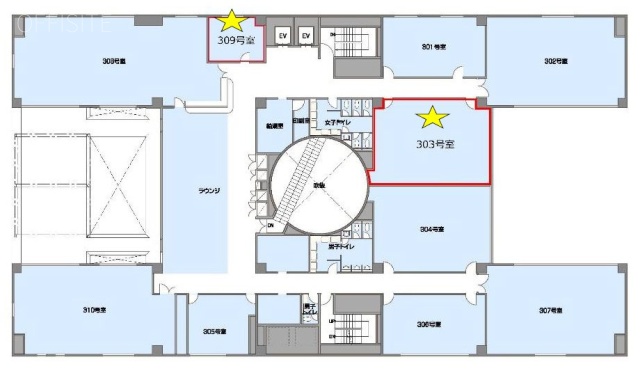 東京YWCA会館303 間取り図