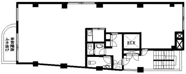 松楽ビル8F 間取り図
