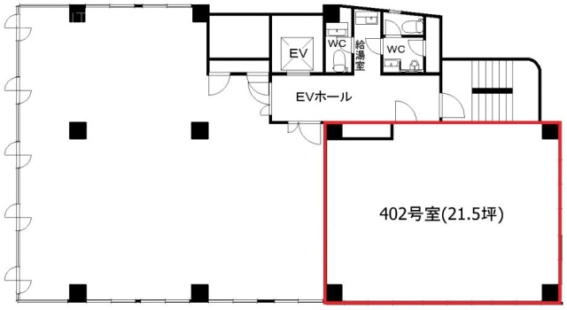 T323プレイスビル402 間取り図