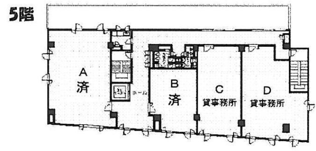 日住金立川ビルC 間取り図