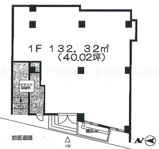 古賀マンションビル1F 間取り図