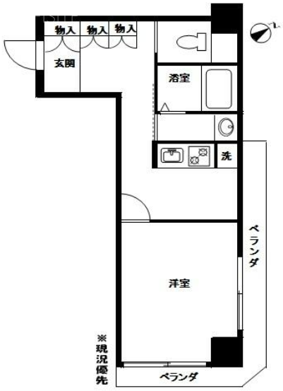 セザール目黒804 間取り図