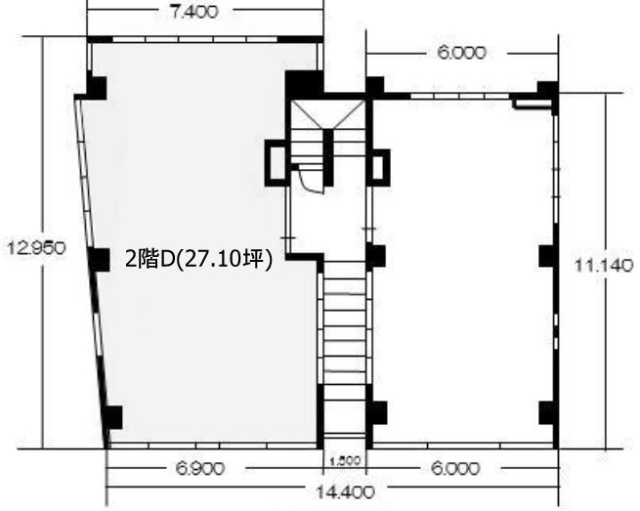 ITOビルD 間取り図
