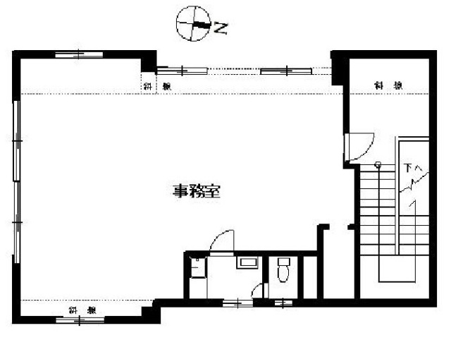 白銀町ビル301 間取り図