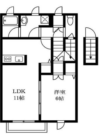 オランジュリー玉川田園調布ビル202 間取り図