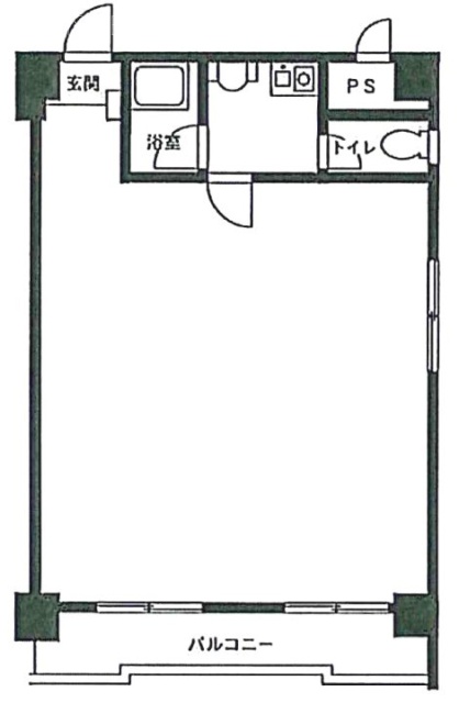 エクレール横浜西口ビル905 間取り図