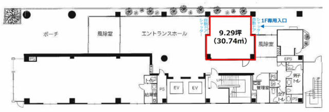 大宮仲町センタービル1F 間取り図