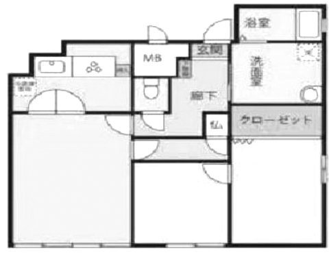 パラッシオ池袋8F 間取り図