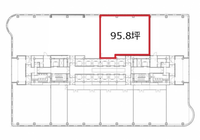 クイーンズタワーC棟11F 間取り図