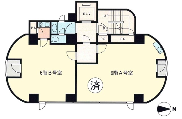 神宮外苑ビルB 間取り図