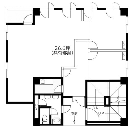 新橋第一ビル新館 間取り図