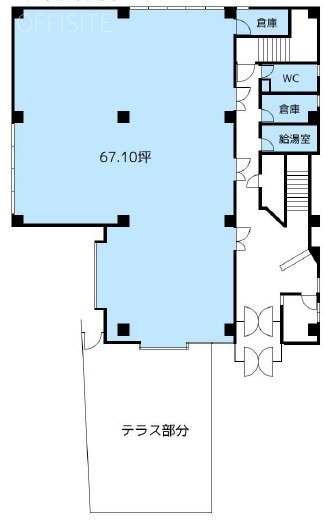 北青山ビル1F 間取り図