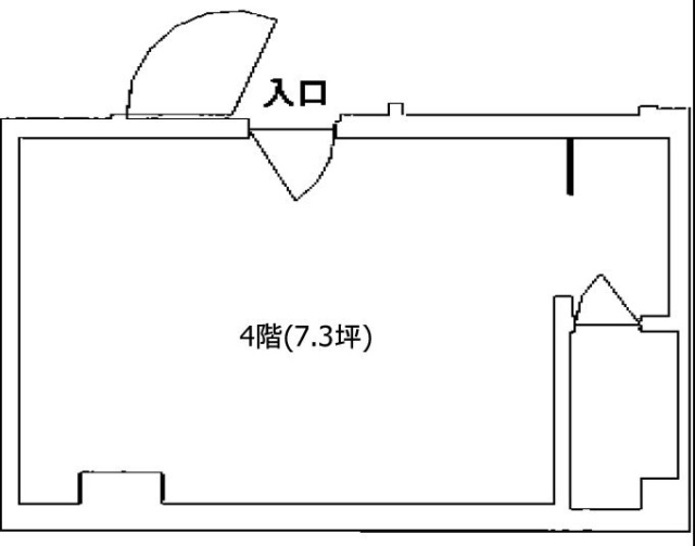第2ソワレド銀座(ソワレド第2)ビル4F 間取り図