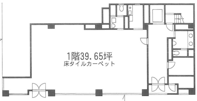 中野オイスタービル1F 間取り図