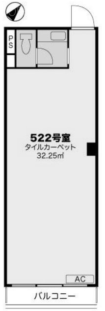 プリメーラ道玄坂522 間取り図