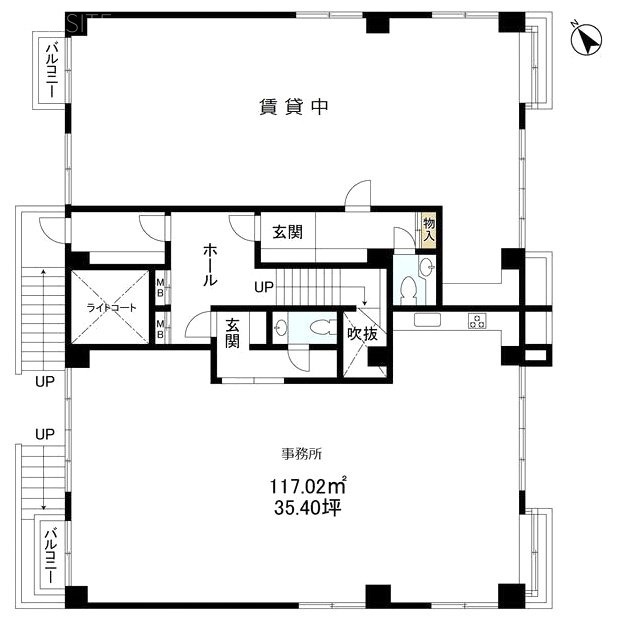 エステパ代々木上原102 間取り図