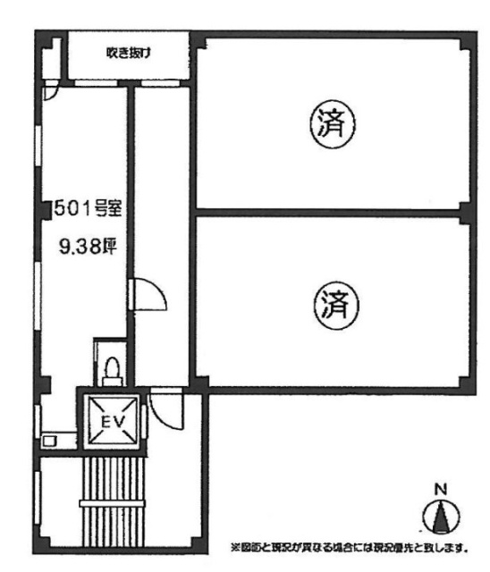 車坂ビル501 間取り図