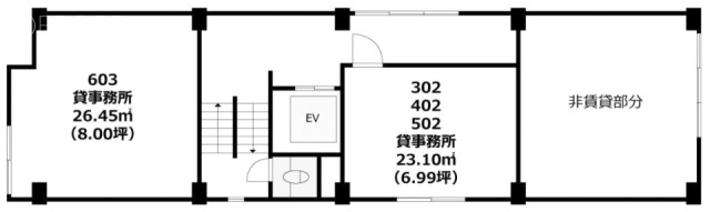 立川ビル502 間取り図