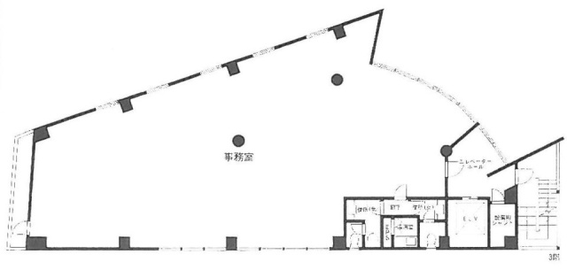 飯田橋リープレックスビズ3F 間取り図