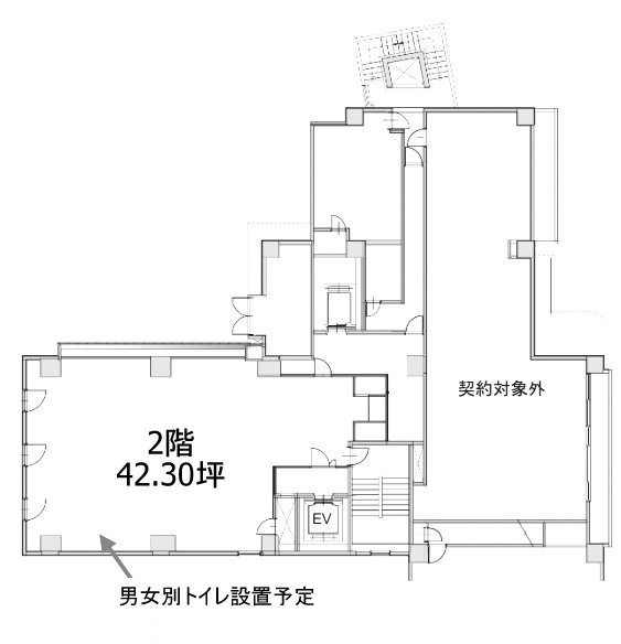 イマス元浅草ビル2F 間取り図