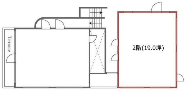 ファームビルMB2F 間取り図