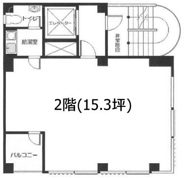 千信ビル2F 間取り図