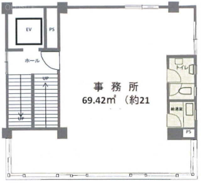 岩田第一ビル3F 間取り図