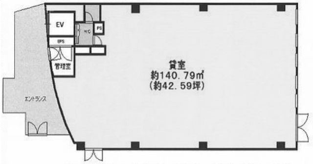 カネゲンビル1F 間取り図