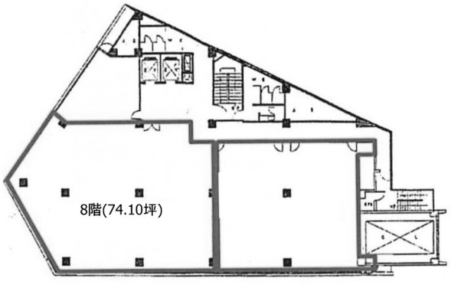 合人社東京永田町ビル8F 間取り図