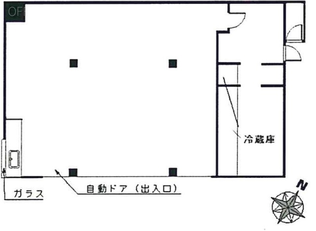 明神町立川ビル1F 間取り図