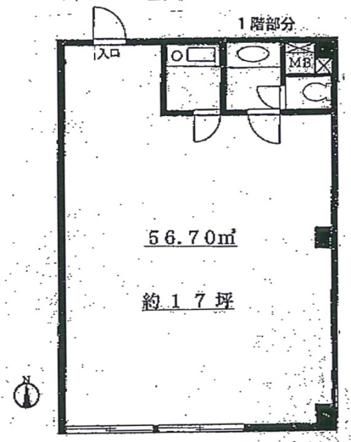 第25宮庭マンション1F 間取り図