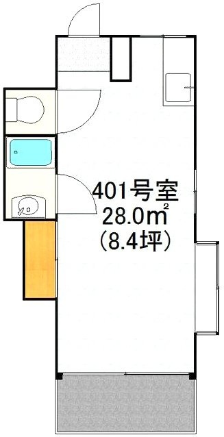 中山ビル401 間取り図