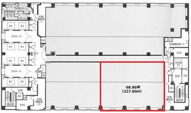 シーフォートスクエアセンタービル14F 間取り図