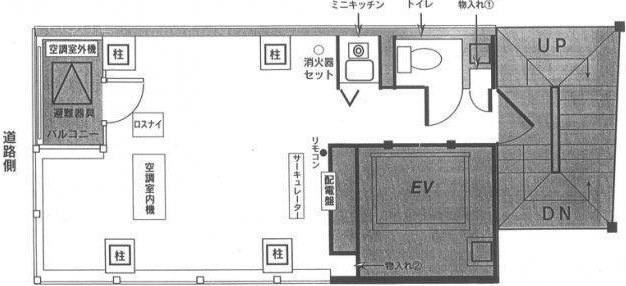 虎ノ門サンライトビル5F 間取り図