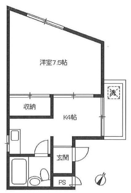 菊屋イン渋谷301 間取り図