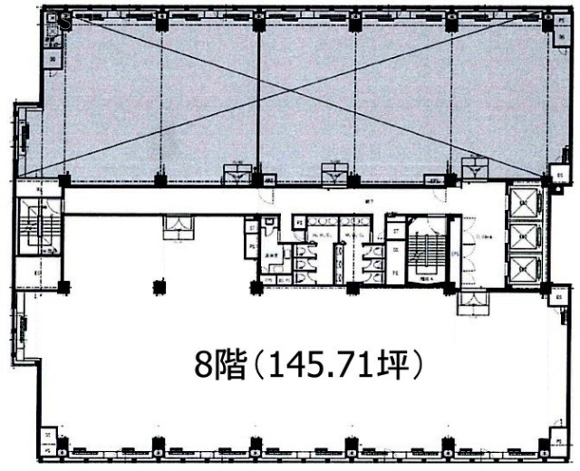 メトロシティ神谷町8F 間取り図