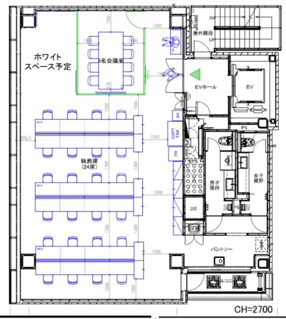 PMO岩本町2F 間取り図